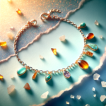 Élégance Naturelle : Bracelet cheville en pierres semi-précieuses pour sublimer votre look