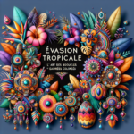 Évasion Tropicale : L’Art des Boucles d’Oreilles Colorées
