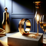 Éclat Moderne : La Bague Dorée en Acier Inoxydable