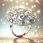 Éclat Suspendu : La Bague à Anneau Élégant
