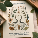 Éclat Bohème : Boucles d’Oreilles en Harmonie avec la Nature