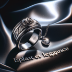 Éclat et Élégance : Bague en Acier Inoxydable avec Breloque Unique