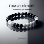 Élégance Bicolore : Le Bracelet Noir et Blanc, Un Accessoire Indémodable