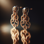 Éclat suspendu : L’élégance des boucles d’oreilles à chaîne