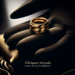 Élégance Éternelle : Anneaux en Acier Inoxydable Doré