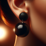 Élégance Ébène : La Boucle d&rsquo;Oreille Boule Noire