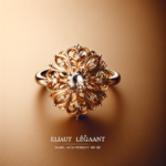 Éclat Élégant : Bague avec Pendentif en Or