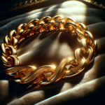 Élégance à Grande Échelle : Le Bracelet en Or à Grosse Maille