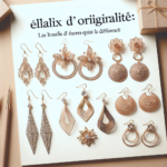 Éclat d&rsquo;Originalité : Les Boucles d&rsquo;Oreilles qui Font la Différence
