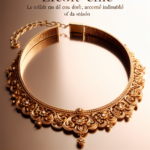 Éclat Chic : Le Collier Ras de Cou Doré, Accessoire Indispensable de la Saison