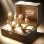 Éclat Torsadé : Boucles d&rsquo;Oreilles Créoles en Or