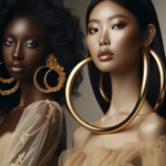 Éclat doré : l&rsquo;élégance intemporelle des grosses créoles