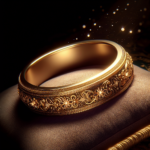 Éclat d&rsquo;Élégance : Bracelet Large en Or pour Femme