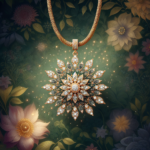 Éclat Floral : L’Art du Collier Pendentif Fleur
