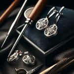 Élégance Moderne : Boucles d’Oreilles pour Homme en Or Blanc