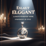 Éclat Élégant : La Bague Pendentif Rond, Symbole de Raffinement et de Style