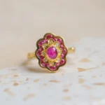 Éclat Coloré : La Bague Éblouissante aux Pierre Précieuses