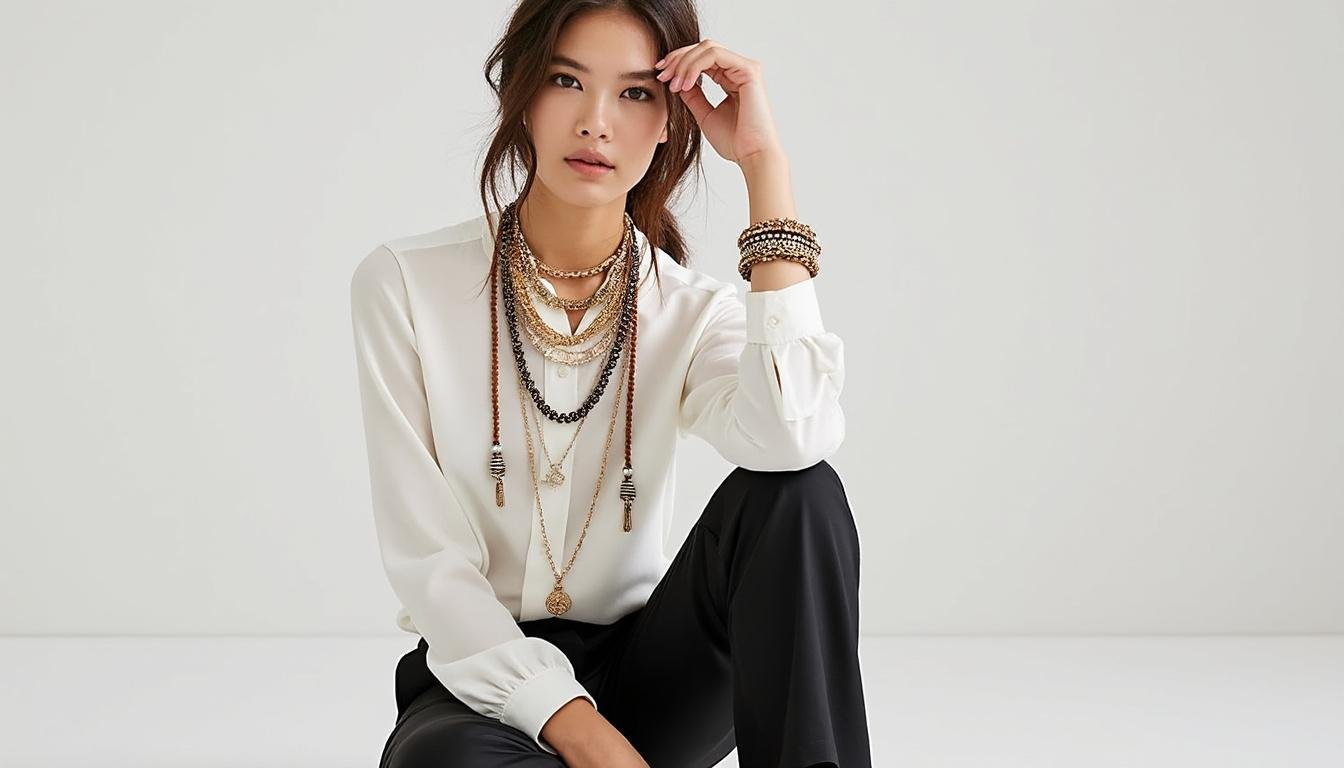 découvrez notre guide pratique sur le layering de colliers, conçu spécialement pour les novices en style. apprenez à superposer vos colliers avec élégance et créativité, pour un look unique et tendance. suivez nos conseils simples et astuces pour maîtriser l'art de l'accessoirisation et exprimer votre personnalité à travers vos bijoux.