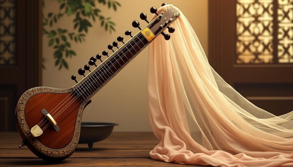 explorez le sitar avec voile, une fusion unique entre art et tradition, pour une expérience musicale authentique et captivante.
