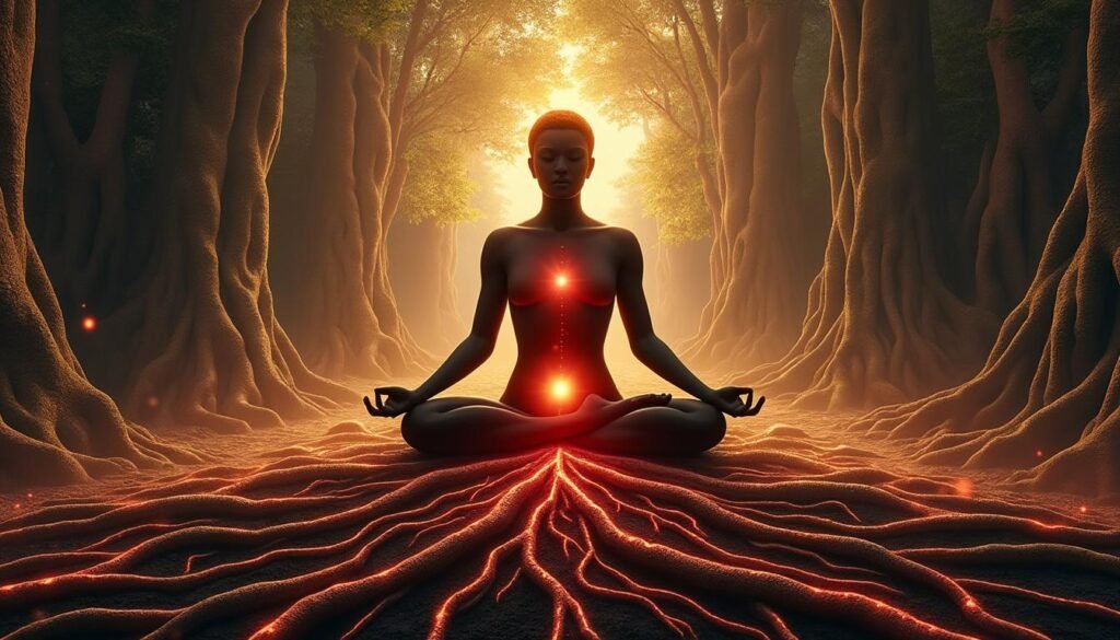 découvrez le chakra racine (muladhara), le pilier de votre énergie vitale. apprenez son rôle essentiel dans l'ancrage, la sécurité et la stabilité pour équilibrer corps et esprit.