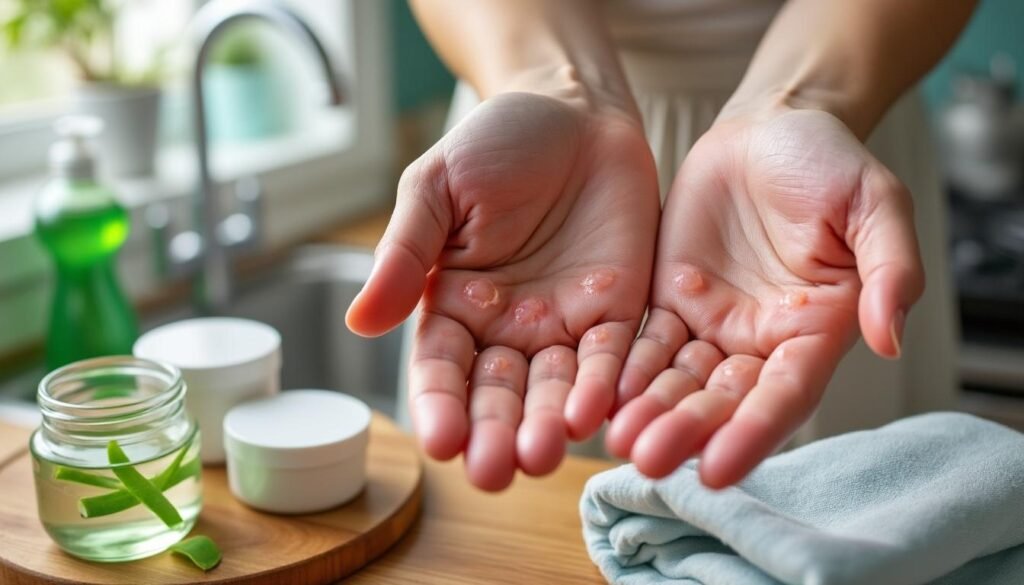 découvrez les causes des cloques sur les mains et les traitements efficaces pour les soulager rapidement. conseils pratiques pour prévenir et soigner ce problème cutané.