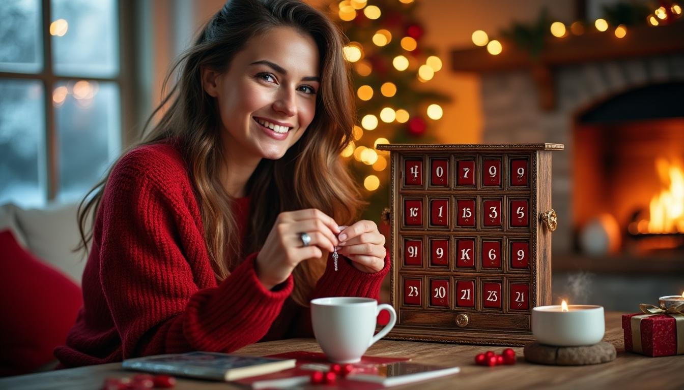 dĂ©couvrez notre calendrier de l'avent rempli de bijoux en acier inoxydable, parfait pour un cadeau original et Ă©lĂ©gant pendant les fĂȘtes.