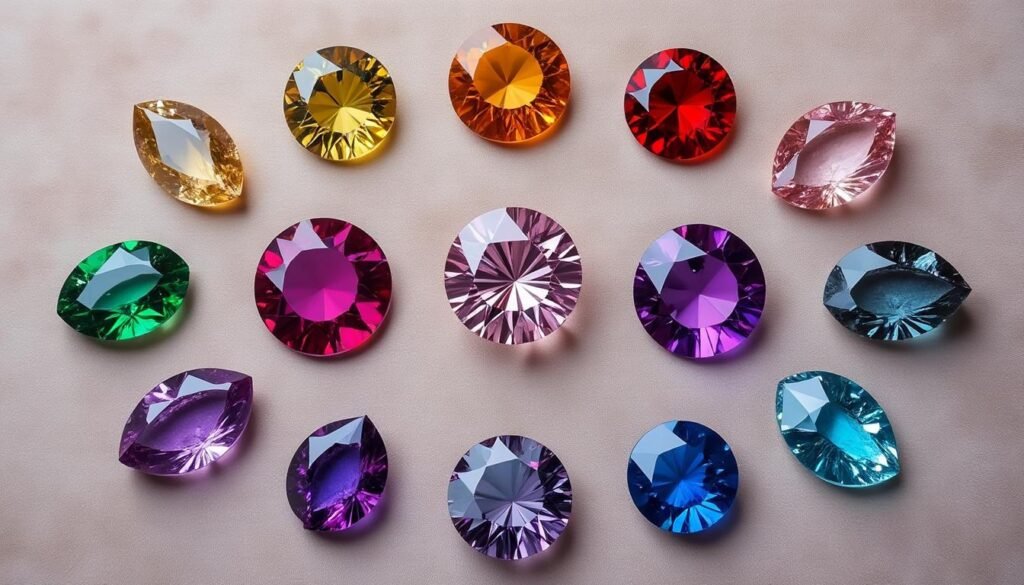 découvrez la signification et le charme naturel des pierres précieuses associées à chaque mois d'anniversaire, pour un cadeau unique et symbolique.